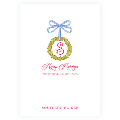 Floral Holiday Wreath