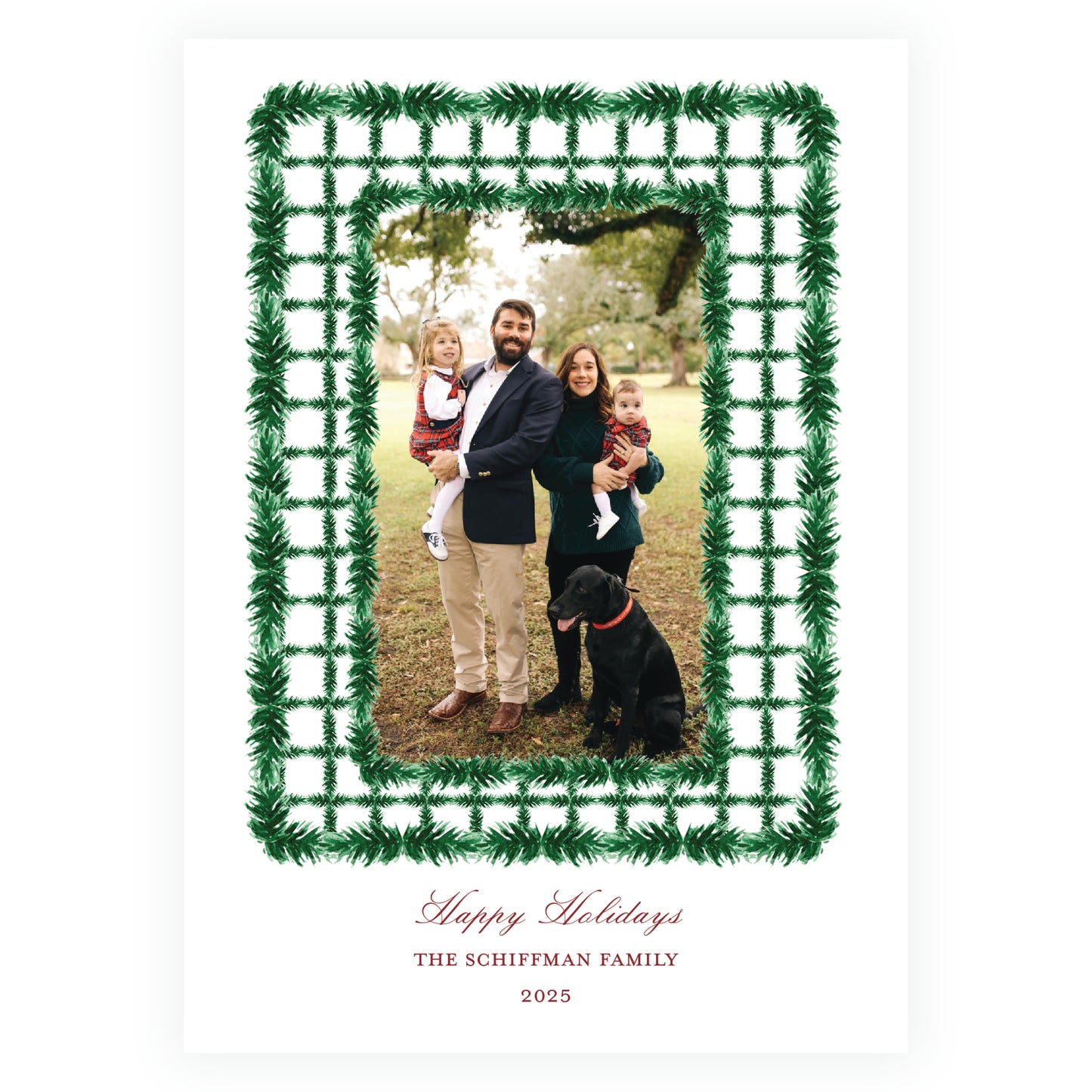 Jingle Bells and Clydesdales Trellis Full Frame