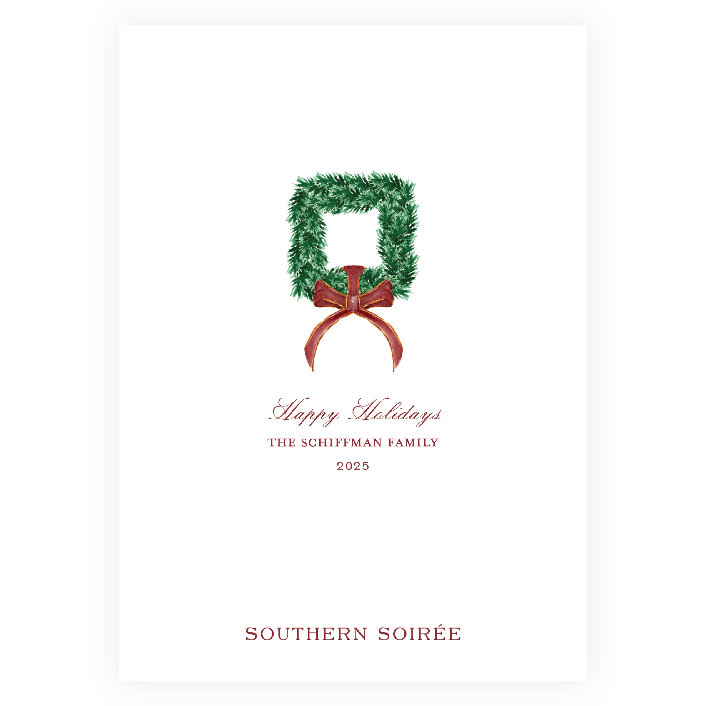 Jingle Bells and Clydesdales Bow Full Frame