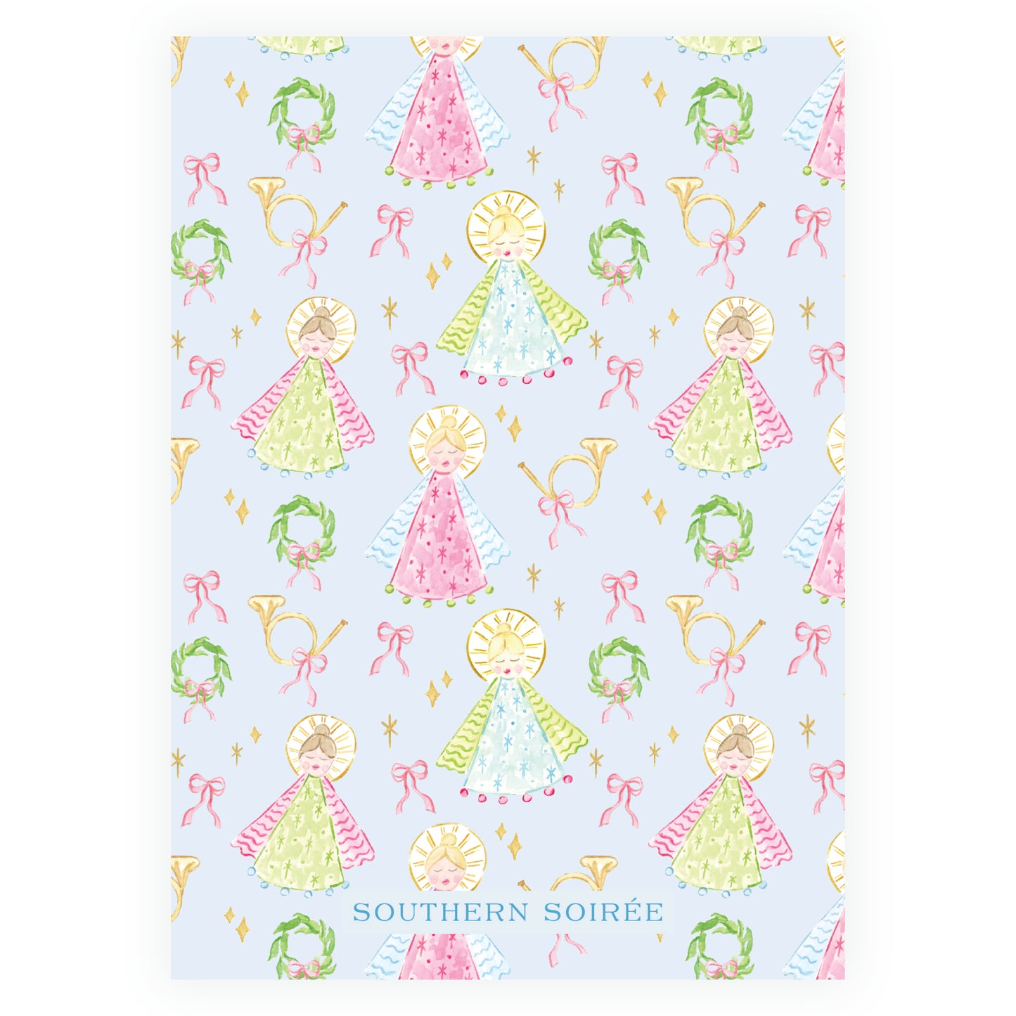 Blue on Blue Holy Night Angels