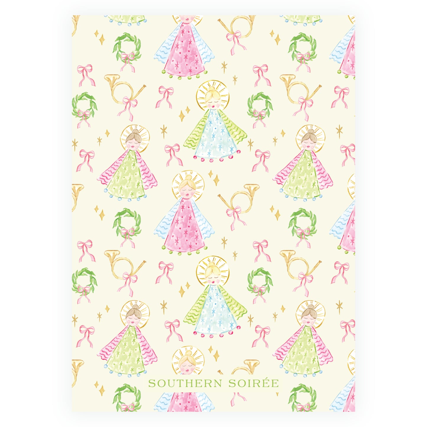 Green on Green Holy Night Angels