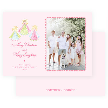 Pink on Pink Holy Night Angels Landscape