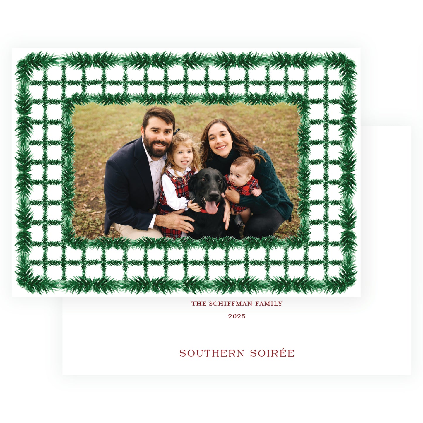 Jingle Bells and Clydesdales Trellis Full Frame Landscape