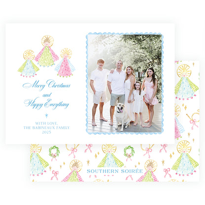 Blue Holy Night Angels Landscape