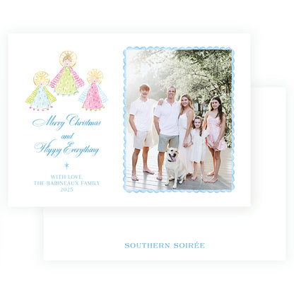 Blue Holy Night Angels Landscape