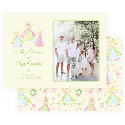 Green on Green Holy Night Angels Landscape