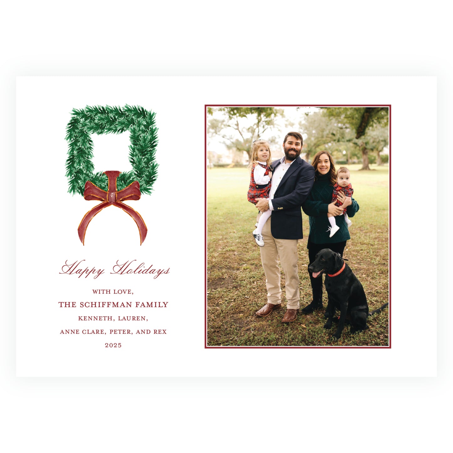 Jingle Bells and Clydesdales Wreath