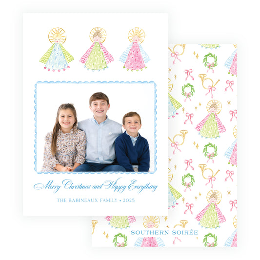 Blue Holy Night Angels