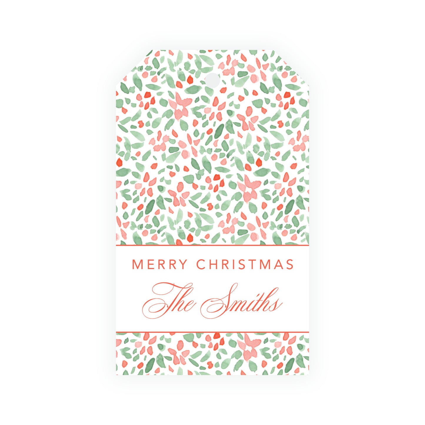 Painterly Festive Gift Tag