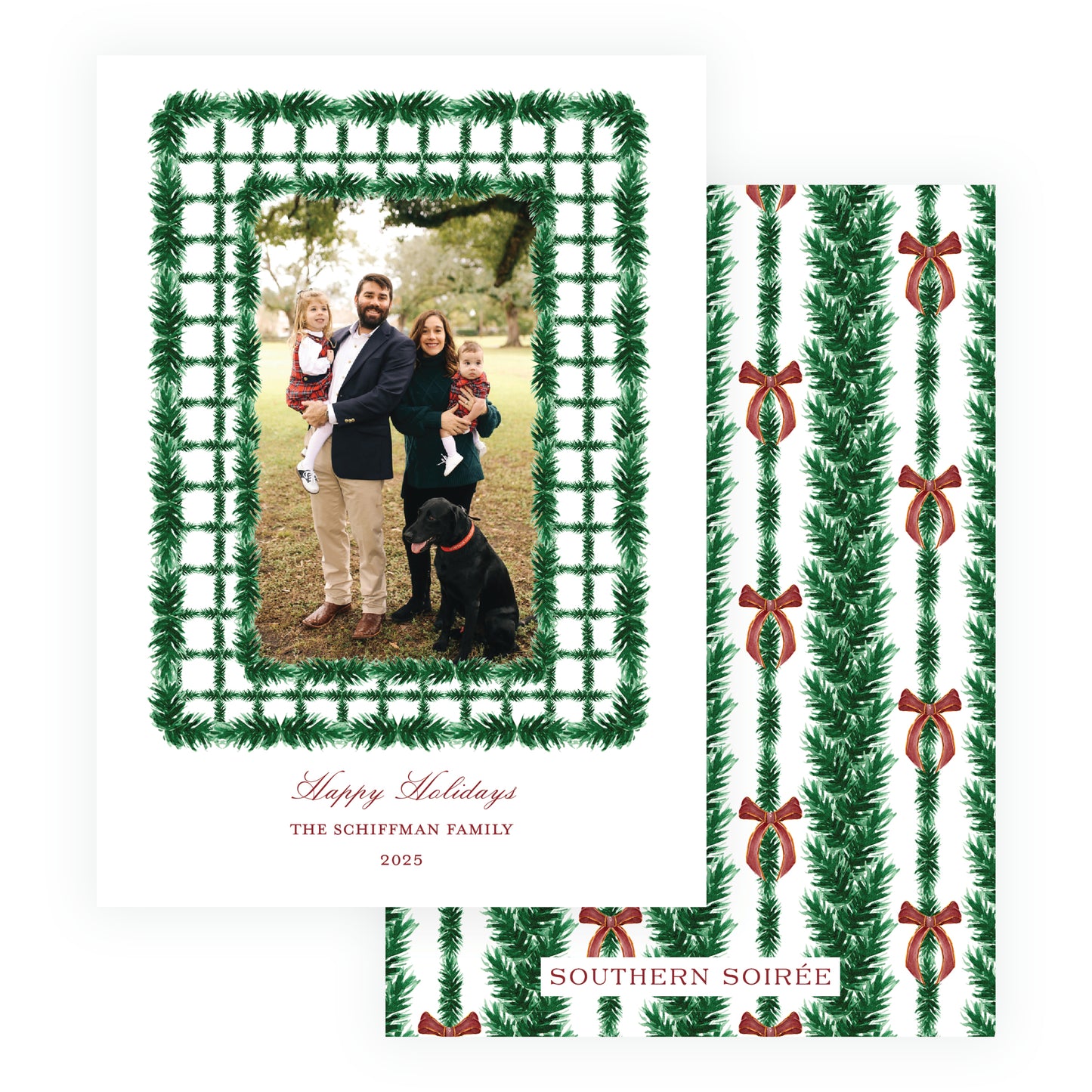 Jingle Bells and Clydesdales Trellis