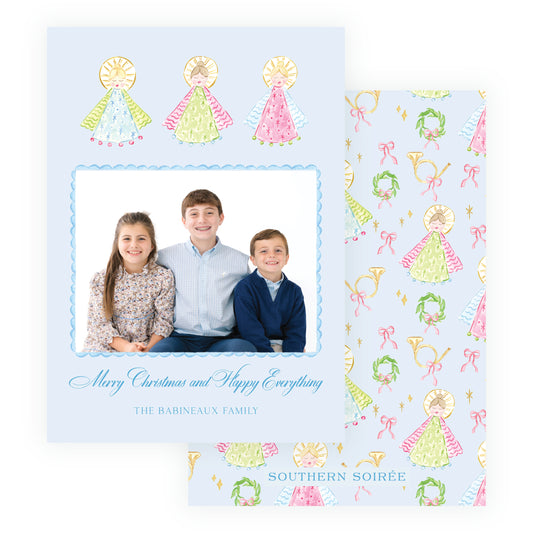 Blue on Blue Holy Night Angels