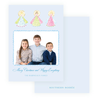 Blue on Blue Holy Night Angels