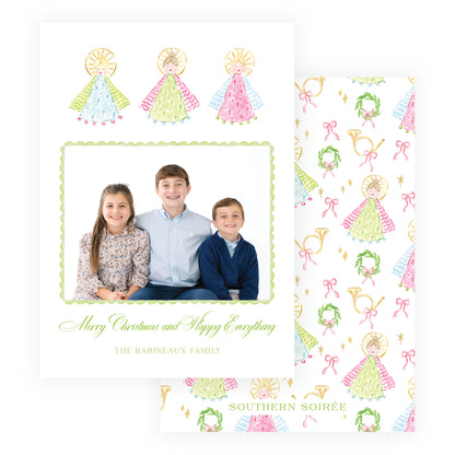 Green Holy Night Angels