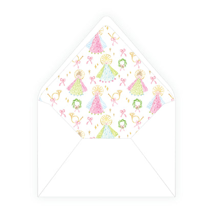 Green Holy Night Angels Landscape