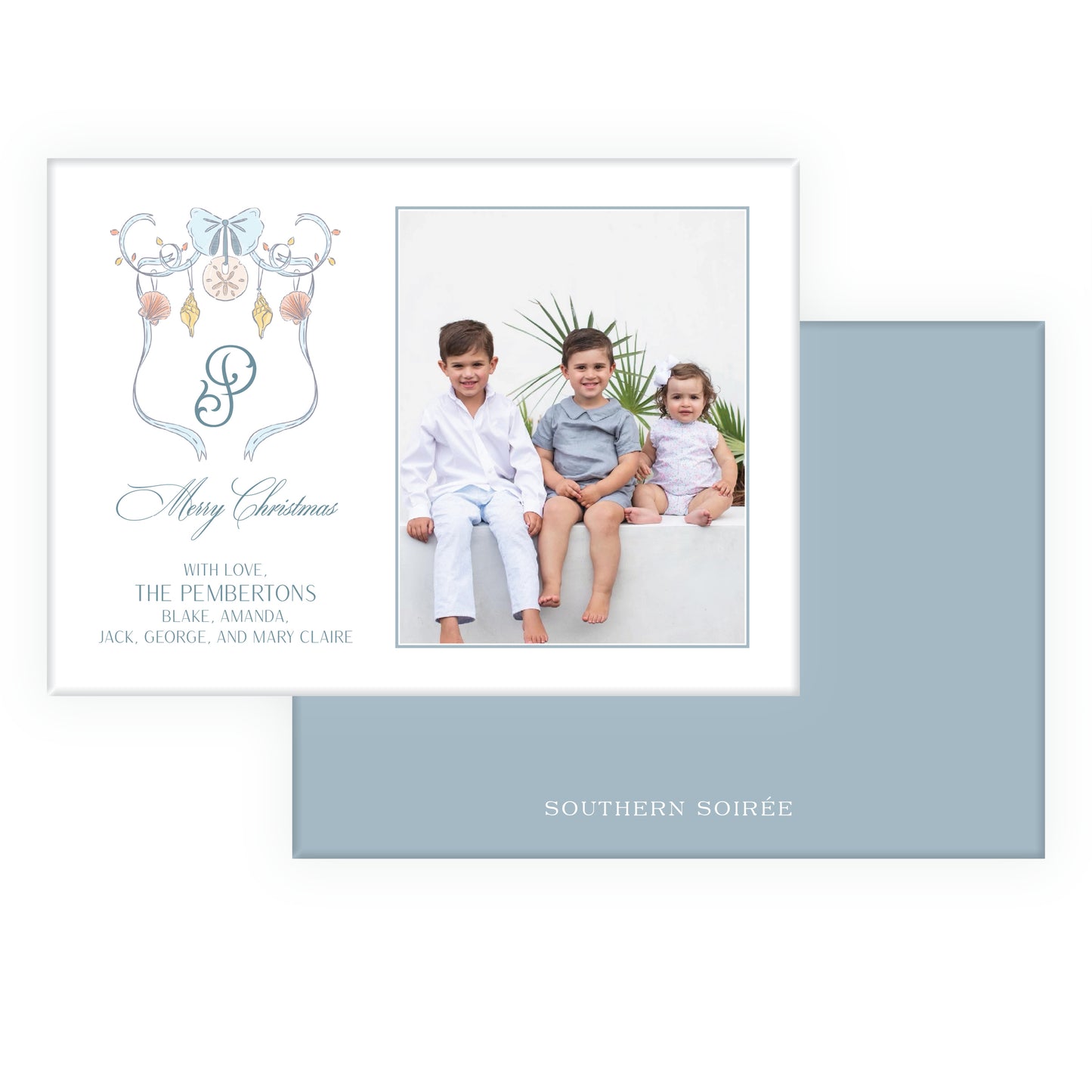Coastal Christmas Crest Landscape