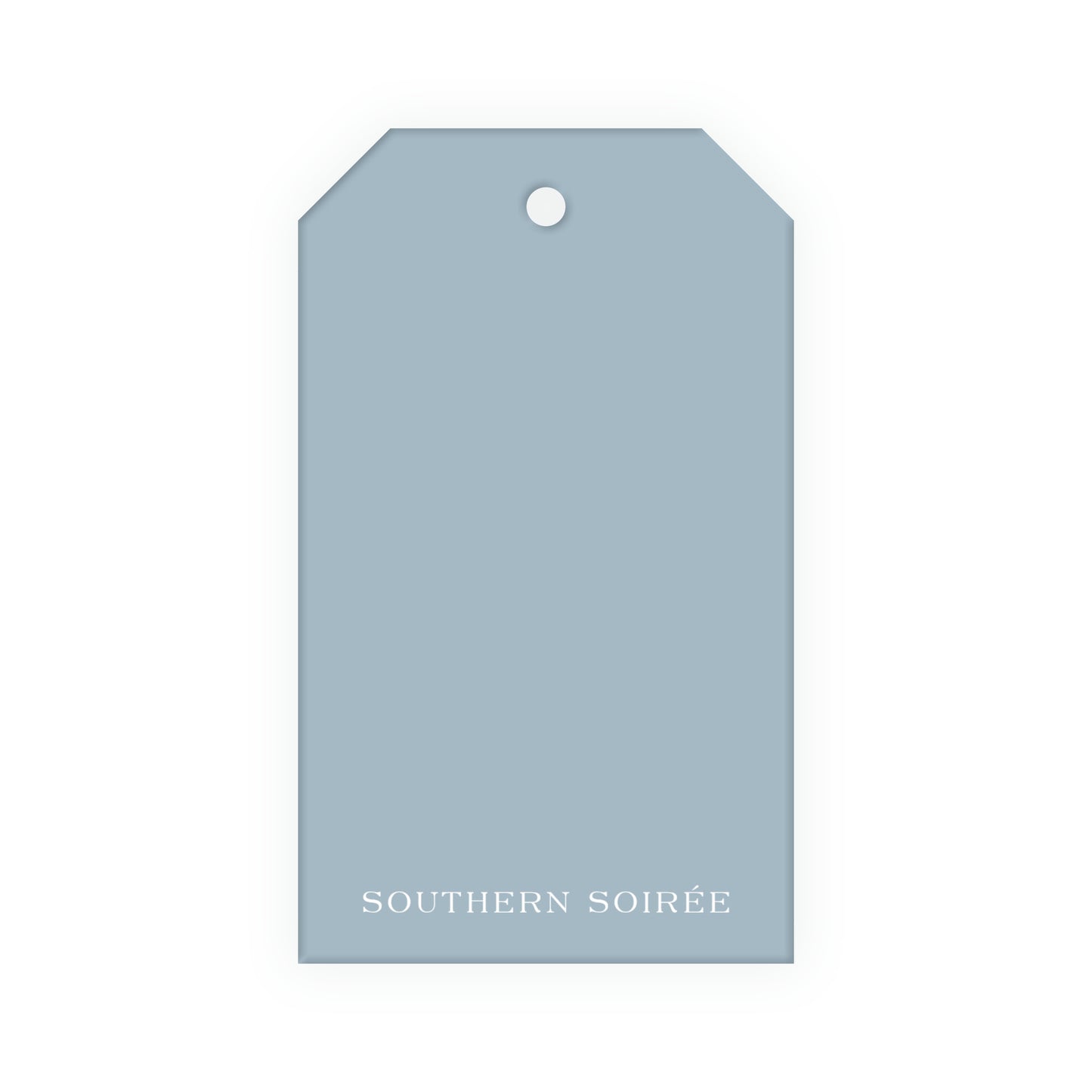 Coastal Christmas Crest Gift Tag