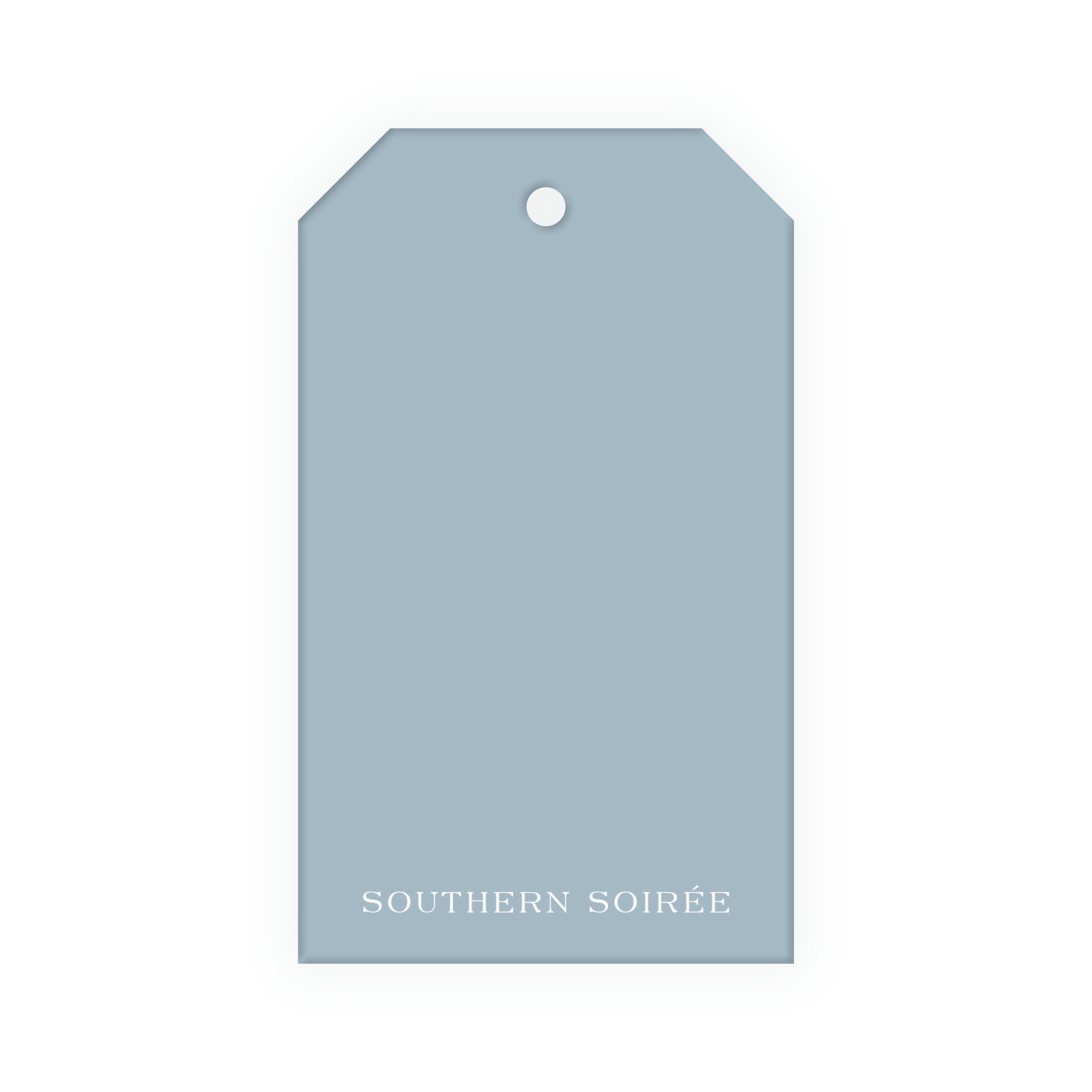 Coastal Christmas Crest Gift Tag