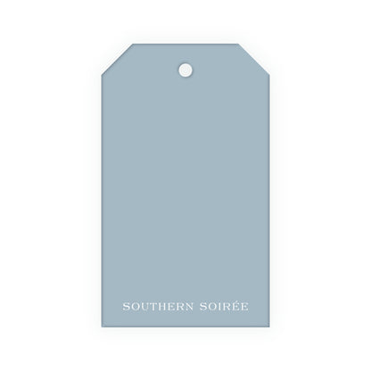 Coastal Christmas Crest Gift Tag