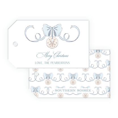 Coastal Christmas Gift Tag