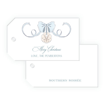 Coastal Christmas Gift Tag