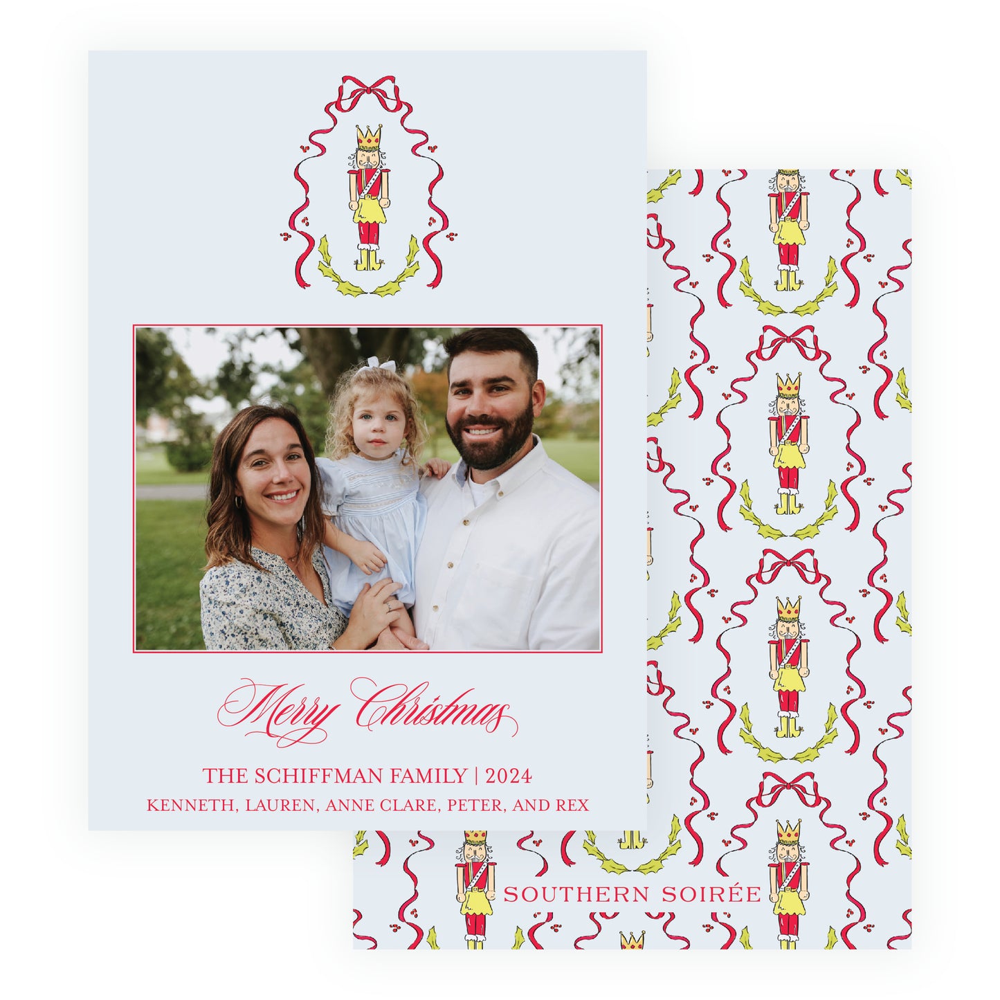 Holly Nutcracker Blue