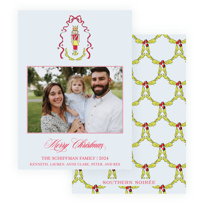 Holly Nutcracker Blue