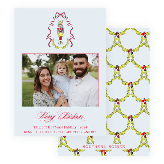 Holly Nutcracker Blue