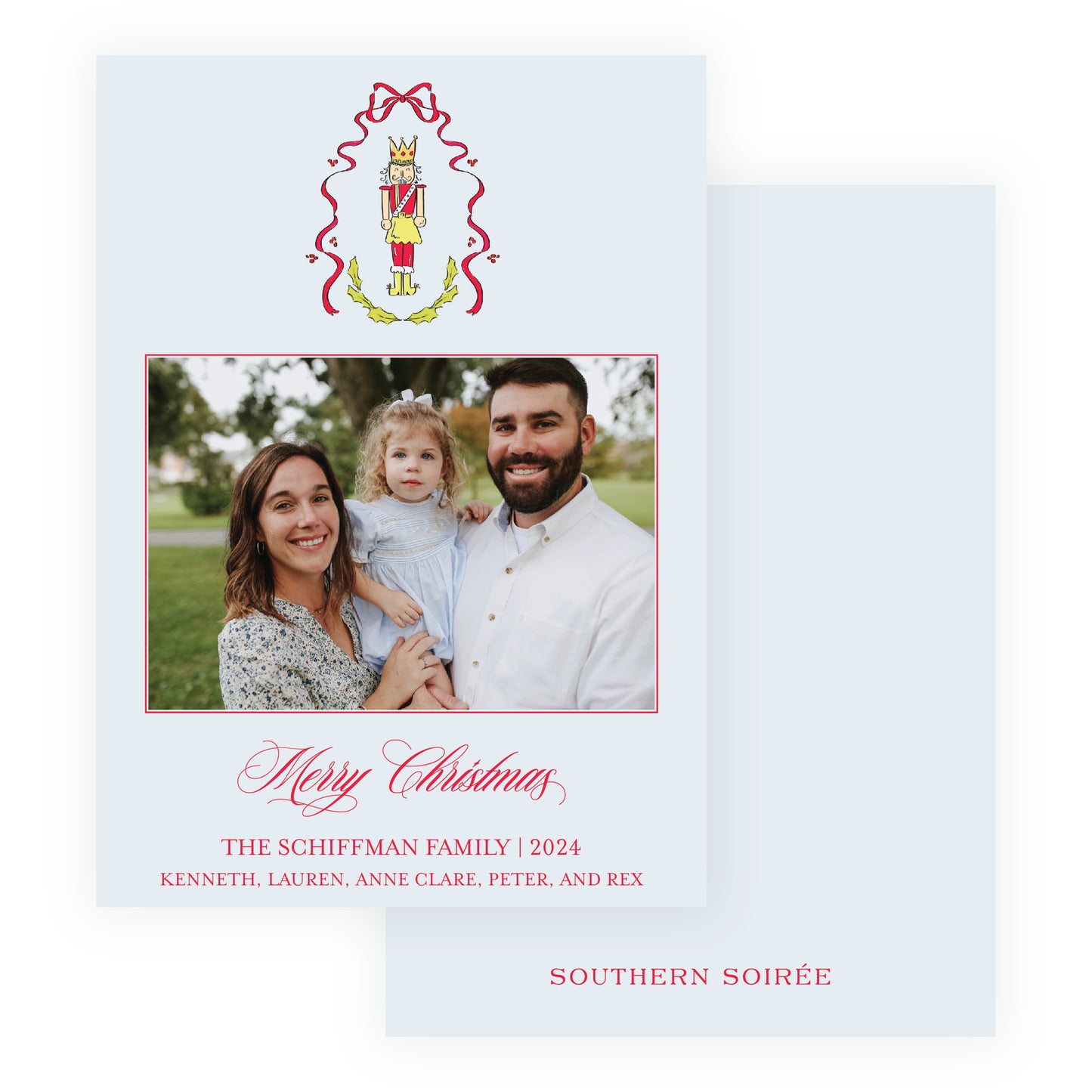 Holly Nutcracker Blue