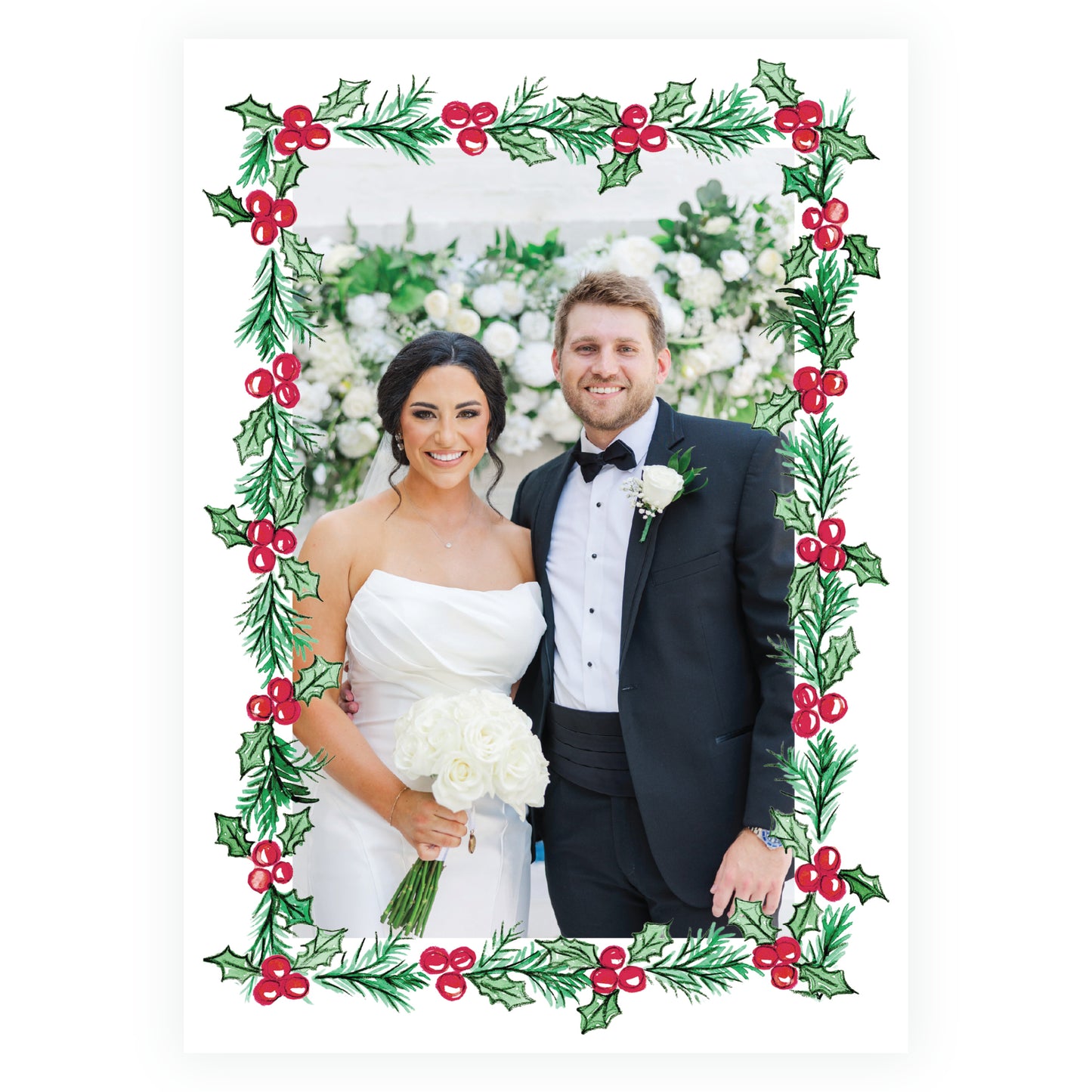 Plaid and Holly Full Frame