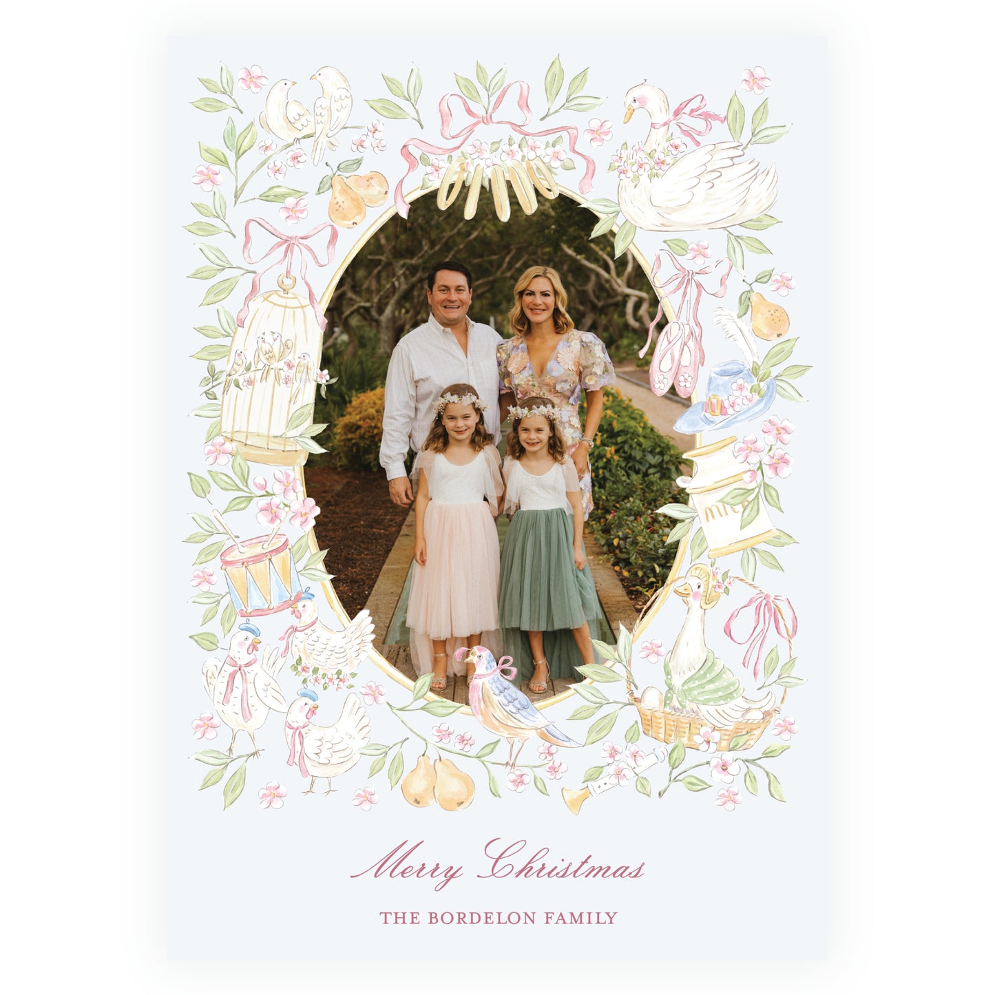 Pastel Blue 12 Days of Christmas