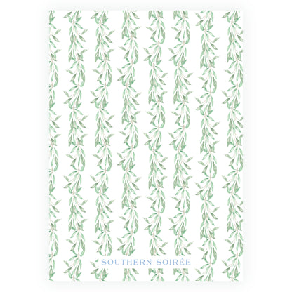 Olive Branches Blue Wreath