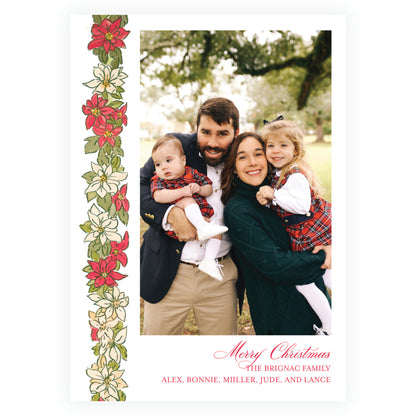 Poinsettia Left Border