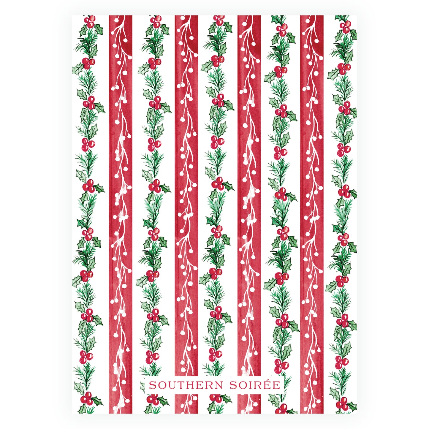 Plaid and Holly Crest