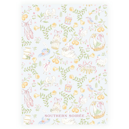 Pastel Blue 12 Days of Christmas