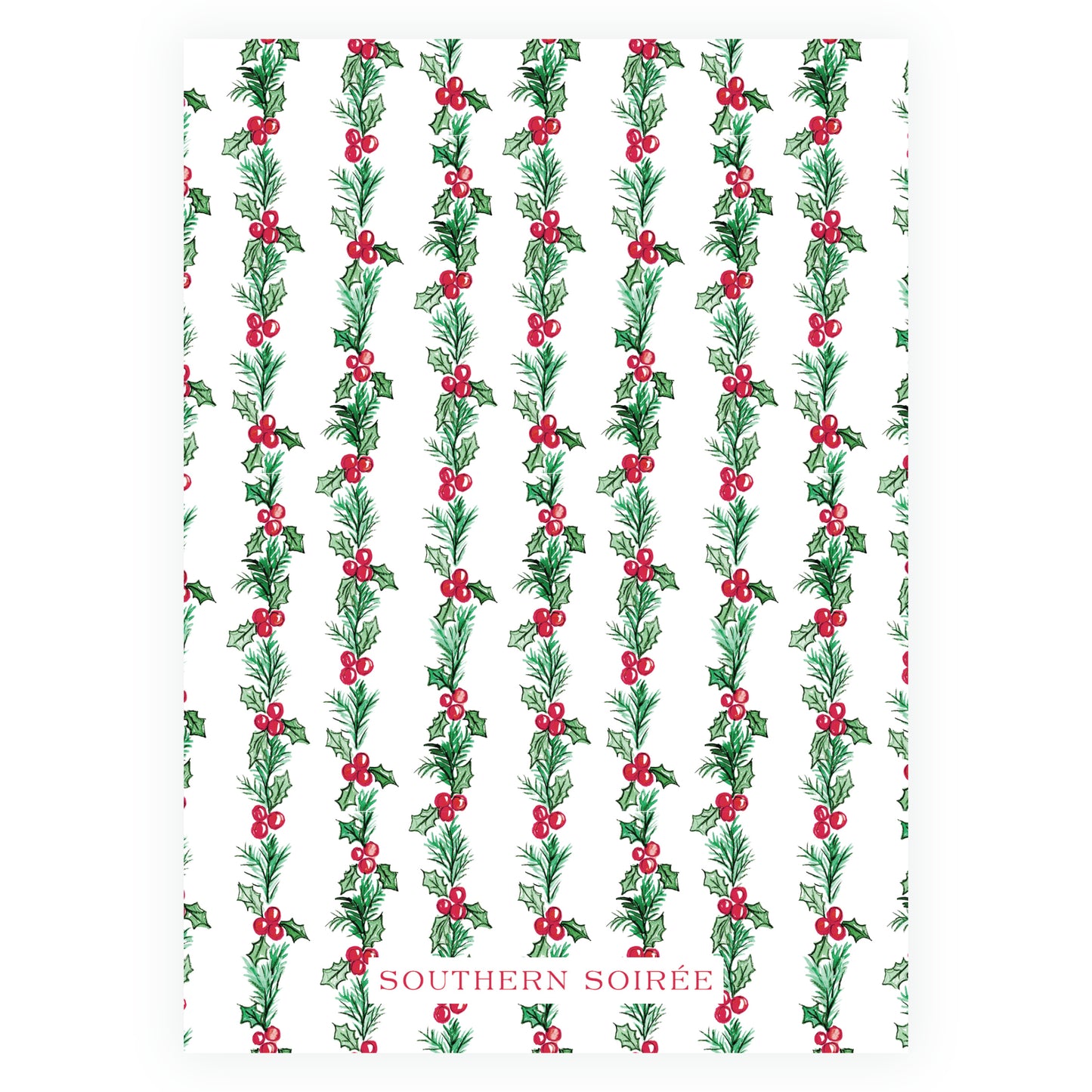 Plaid and Holly Button