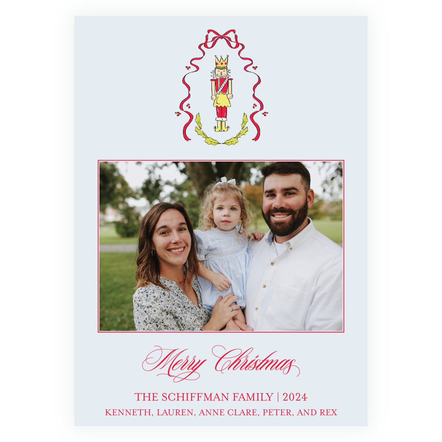 Holly Nutcracker Blue