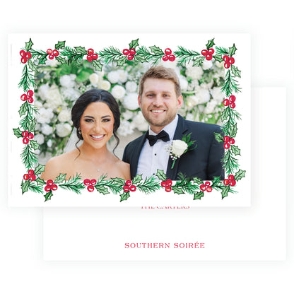 Plaid and Holly Frame Landscape