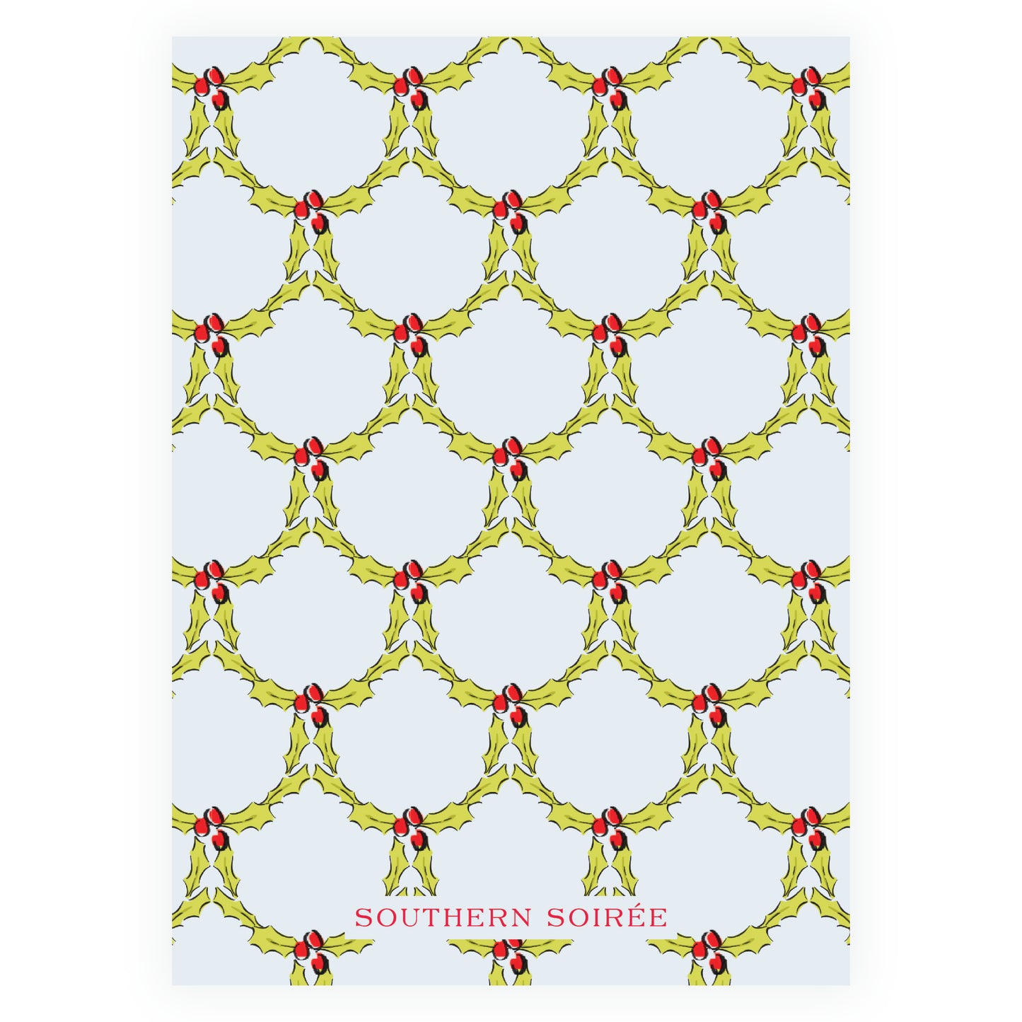 Holly Nutcracker Crest Blue