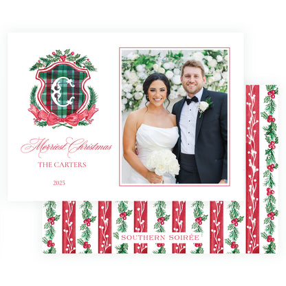 Plaid and Holly Crest Landscape