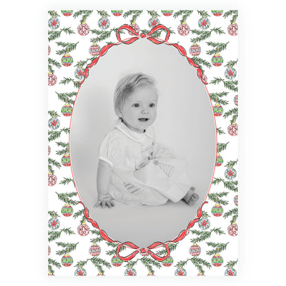 Baubles and Swag Oval Frame