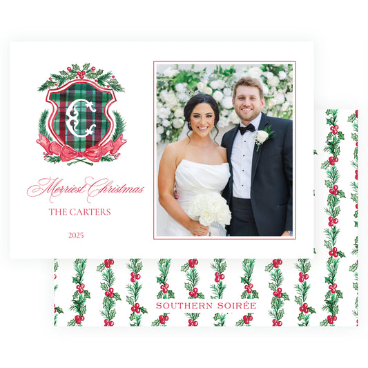 Plaid and Holly Crest Landscape