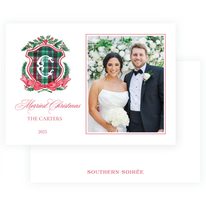 Plaid and Holly Crest Landscape