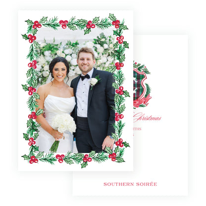 Plaid and Holly Full Frame