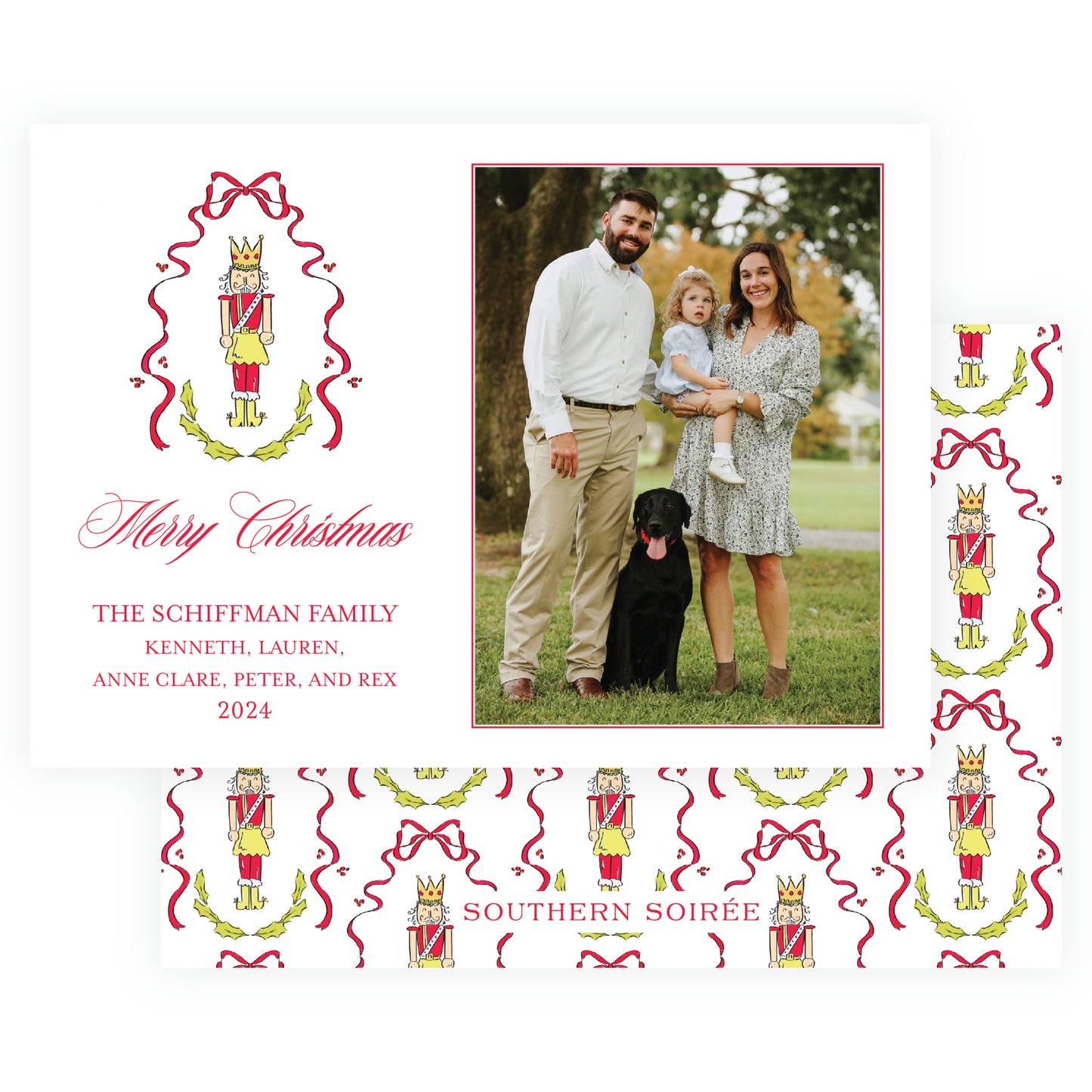 Holly Nutcracker Landscape