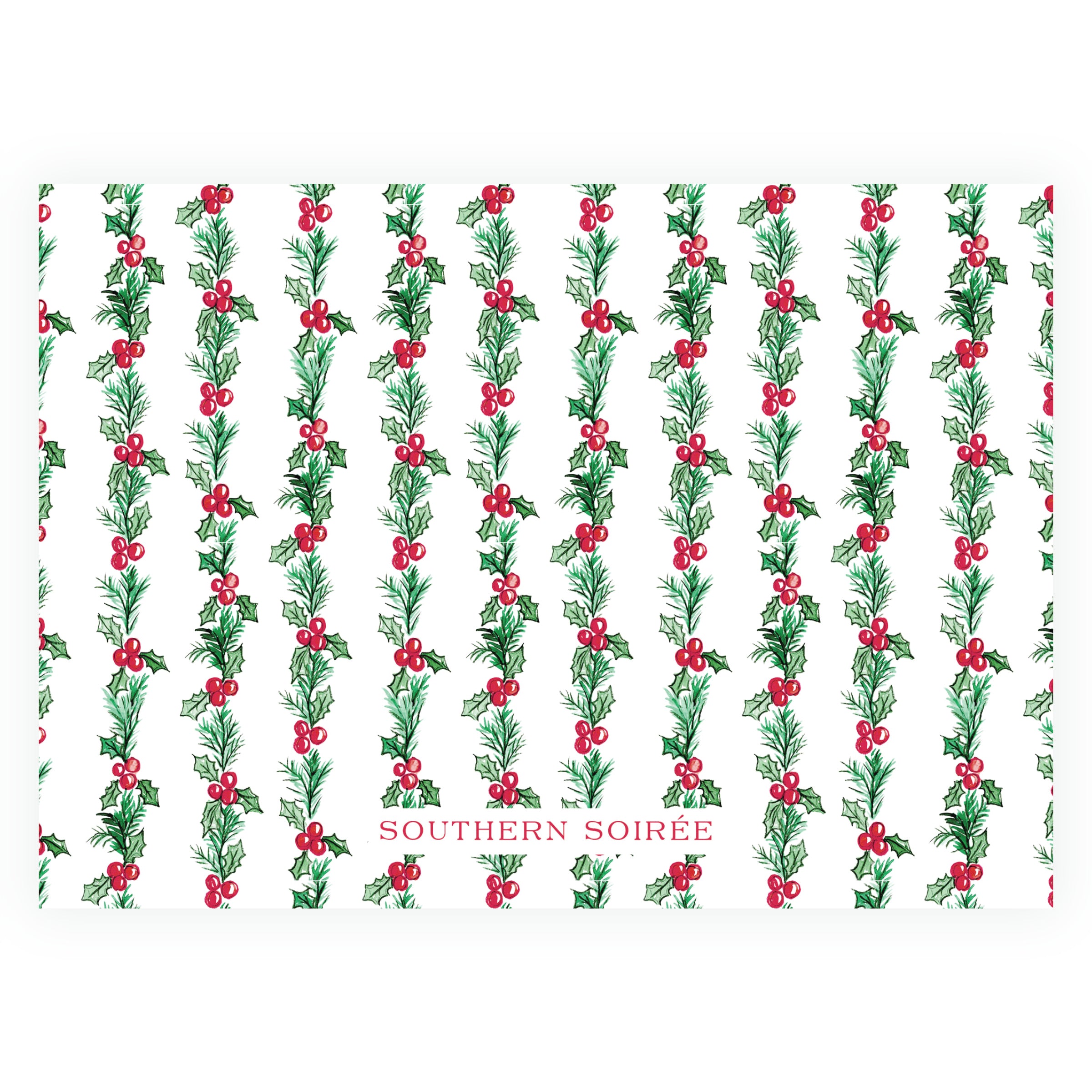 Plaid and Holly Crest Landscape
