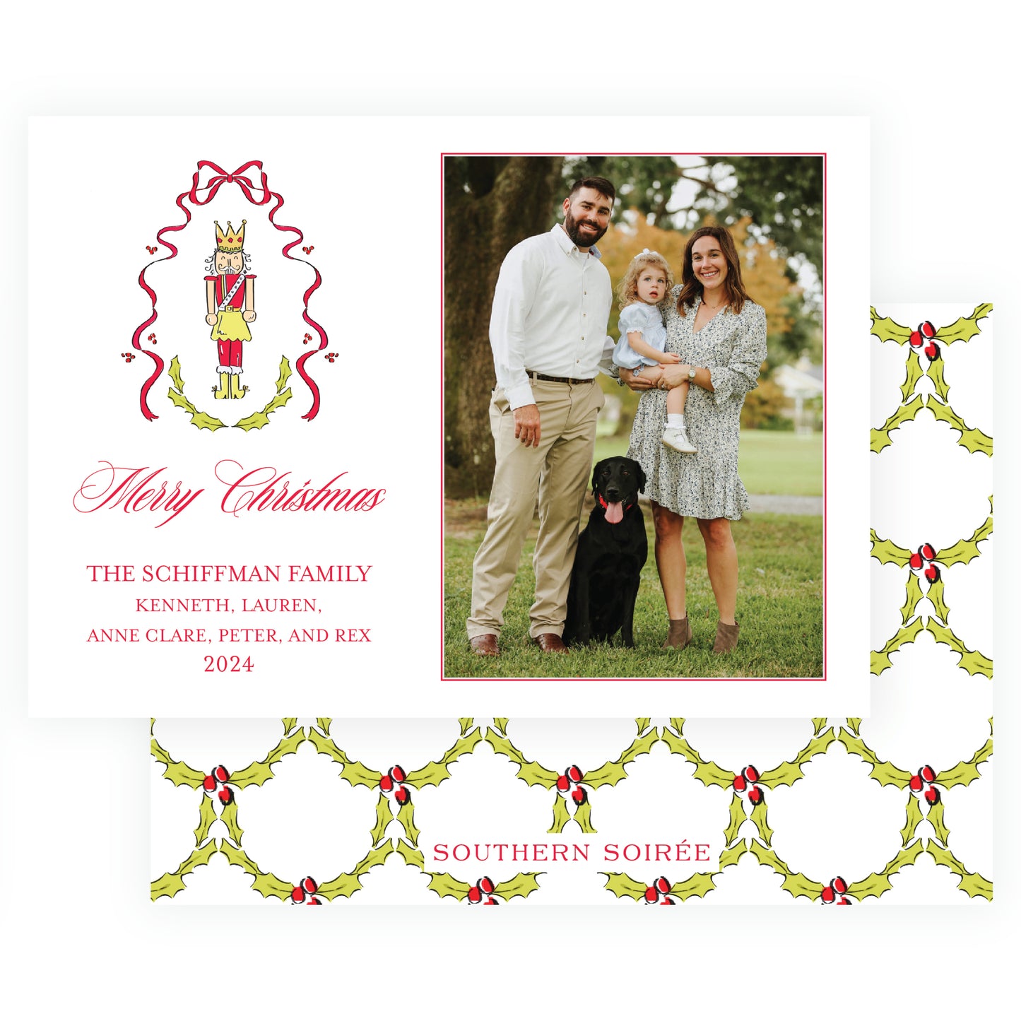 Holly Nutcracker Landscape