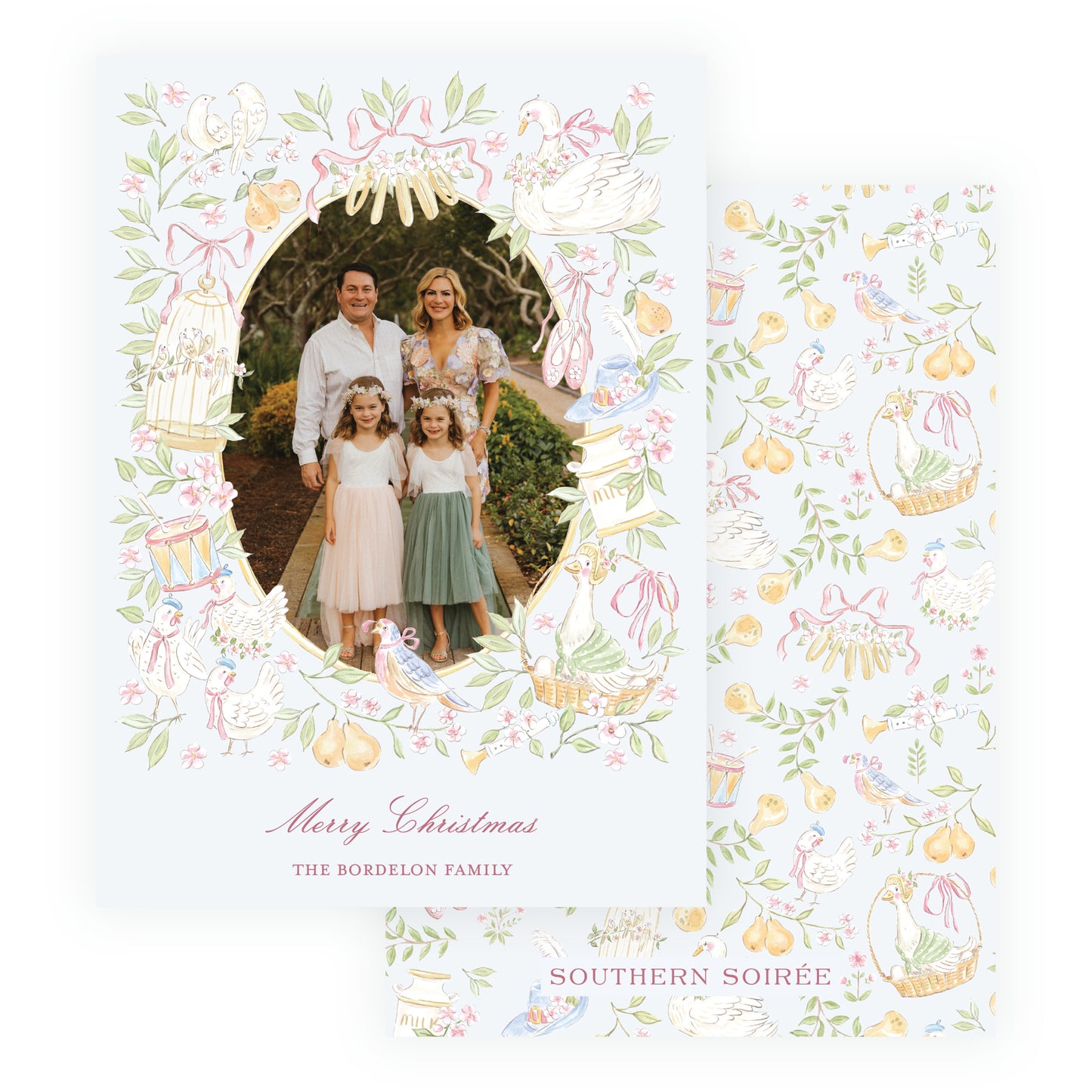 Pastel Blue 12 Days of Christmas