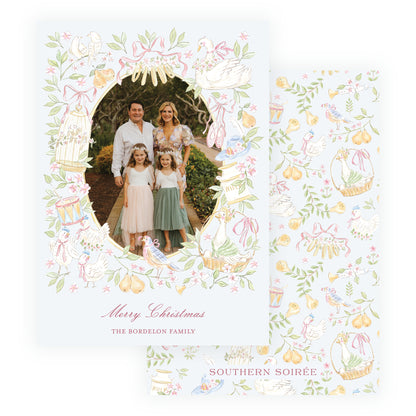 Pastel Blue 12 Days of Christmas