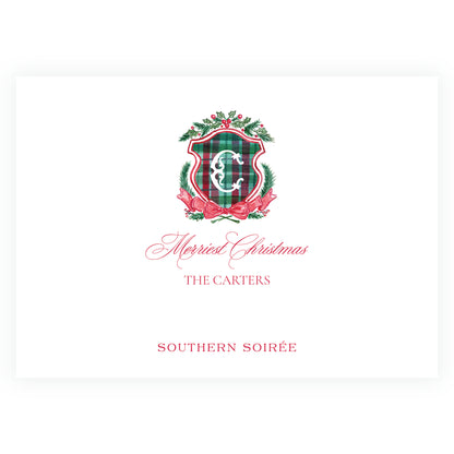 Plaid and Holly Frame Landscape