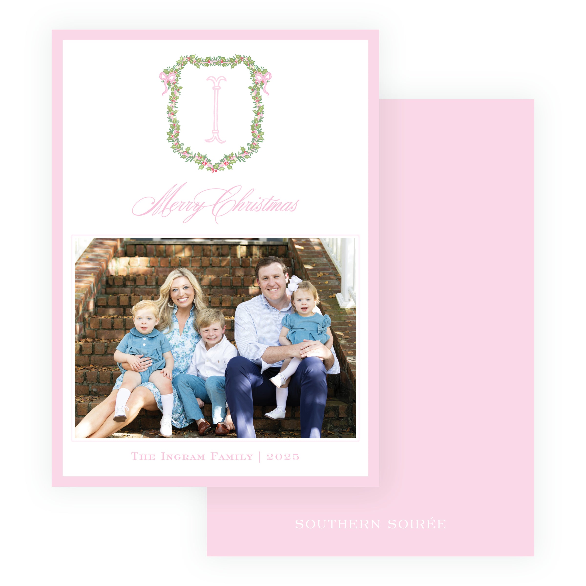 Pink Holly Crest